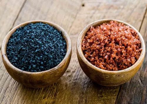 Black, Red Salt